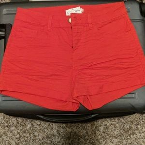 Size 2 H & M Shorts Bright Red brand new